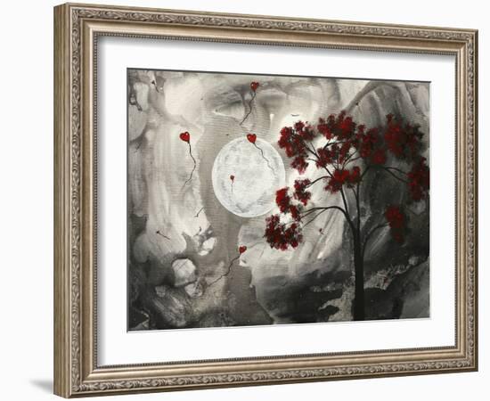 Whispering To The Moon-Megan Aroon Duncanson-Framed Art Print