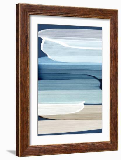 Whispers of the Beach I-Emma Peal-Framed Art Print