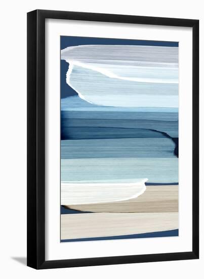 Whispers of the Beach I-Emma Peal-Framed Art Print