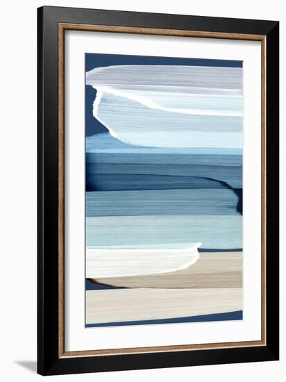 Whispers of the Beach I-Emma Peal-Framed Art Print