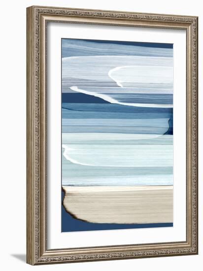 Whispers of the Beach II-Emma Peal-Framed Art Print