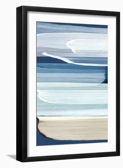 Whispers of the Beach II-Emma Peal-Framed Art Print