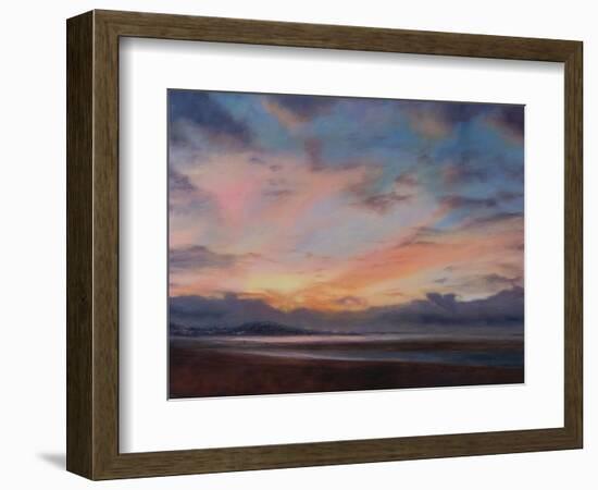 Whispery Clouds Devon, 2022 (Oil on Canvas)-Antonia Myatt-Framed Giclee Print