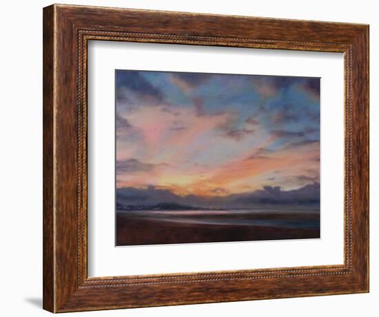 Whispery Clouds Devon, 2022 (Oil on Canvas)-Antonia Myatt-Framed Giclee Print