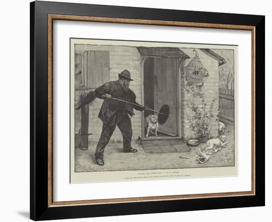 Whist! the Bogie Man! from Mr Mendoza's Black and White Exhibition, King Street, St James'S-null-Framed Giclee Print