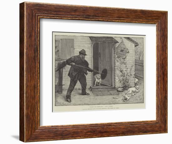 Whist! the Bogie Man! from Mr Mendoza's Black and White Exhibition, King Street, St James'S-null-Framed Giclee Print