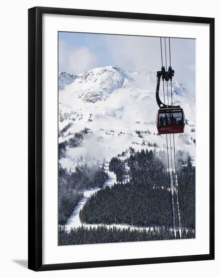 Whistler Blackcomb Peak 2 Peak Gondola, Whistler Mountain, 2010 Winter Olympic Games Venue-Christian Kober-Framed Photographic Print