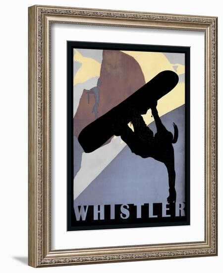 Whistler Mountain Winter Sports I-Tina Lavoie-Framed Giclee Print