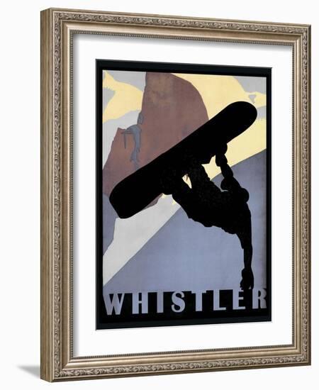 Whistler Mountain Winter Sports II-Tina Lavoie-Framed Giclee Print