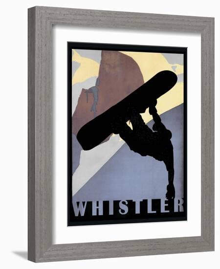 Whistler Mountain Winter Sports II-Tina Lavoie-Framed Giclee Print
