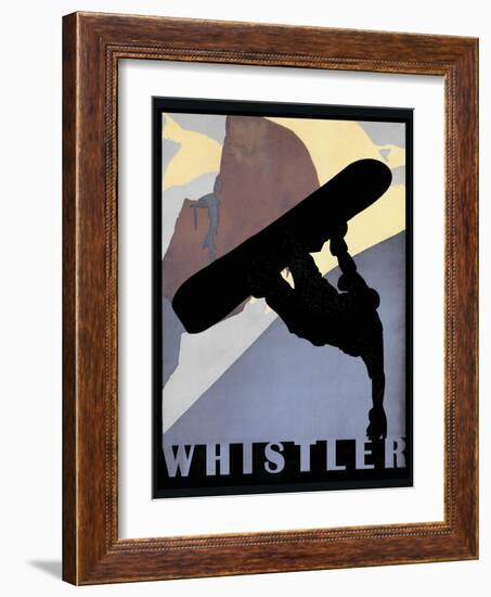 Whistler Mountain Winter Sports II-Tina Lavoie-Framed Giclee Print