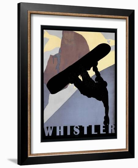 Whistler Mountain Winter Sports II-Tina Lavoie-Framed Giclee Print
