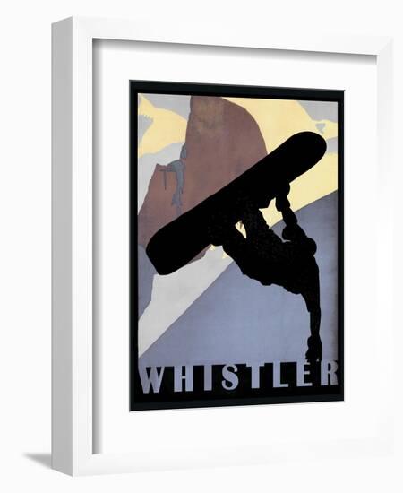 Whistler Mountain Winter Sports II-Tina Lavoie-Framed Giclee Print