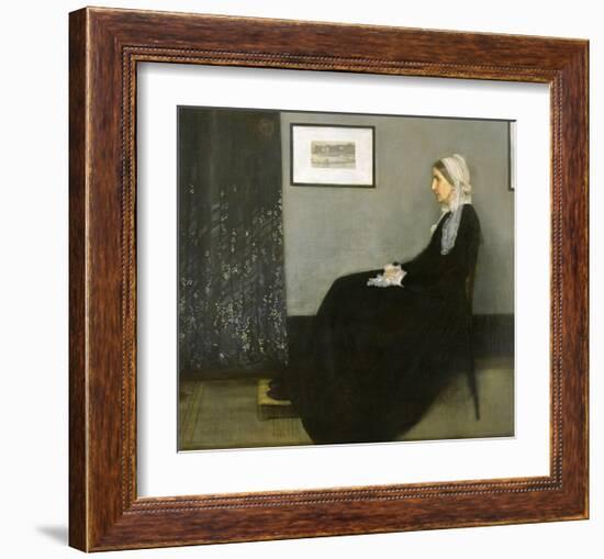 Whistler’s Mother, 1871-James Abbott McNeill Whistler-Framed Art Print