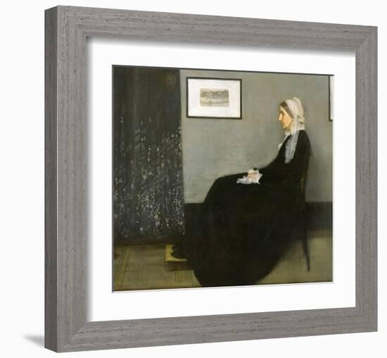 Whistler’s Mother, 1871-James Abbott McNeill Whistler-Framed Art Print