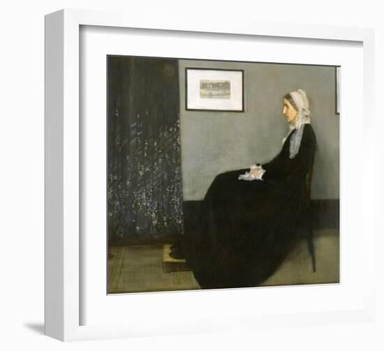 Whistler’s Mother, 1871-James Abbott McNeill Whistler-Framed Art Print