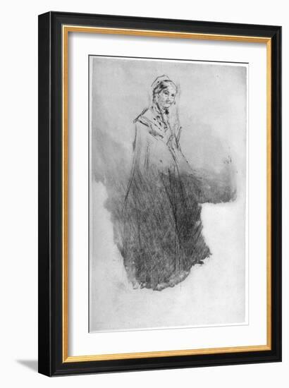 Whistler's Mother, 19th Century-James Abbott McNeill Whistler-Framed Giclee Print