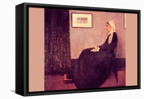 Whistler's Mother-James Abbott McNeill Whistler-Framed Stretched Canvas