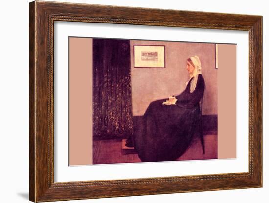 Whistler's Mother-James Abbott McNeill Whistler-Framed Art Print