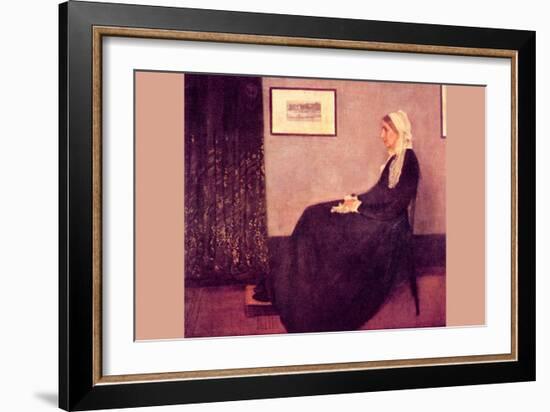 Whistler's Mother-James Abbott McNeill Whistler-Framed Art Print