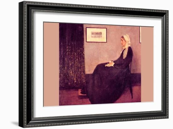 Whistler's Mother-James Abbott McNeill Whistler-Framed Art Print