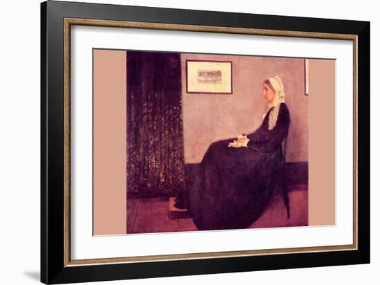 Whistler's Mother-James Abbott McNeill Whistler-Framed Art Print