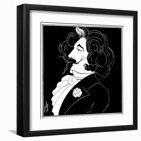 Whistler-Aubrey Beardsley-Framed Art Print