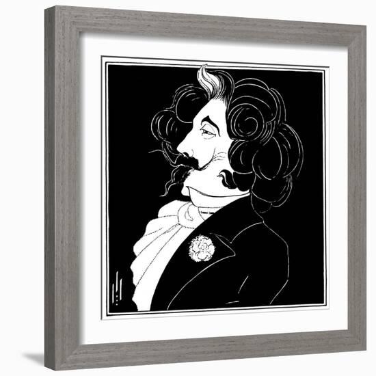 Whistler-Aubrey Beardsley-Framed Art Print