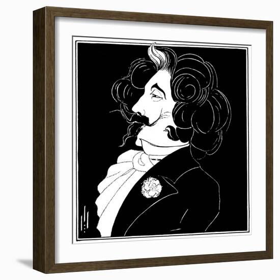 Whistler-Aubrey Beardsley-Framed Art Print