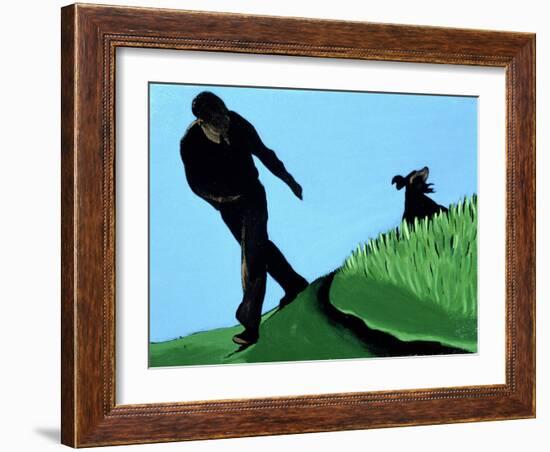 Whistling Him Back, 1997-Marjorie Weiss-Framed Giclee Print