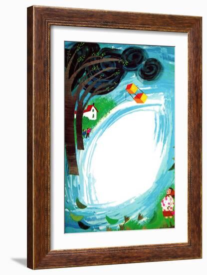 Whistling Wind - Jack & Jill-Allan Eitzen-Framed Giclee Print