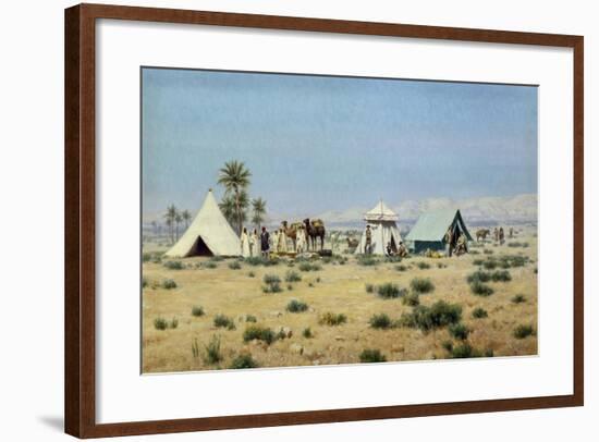 Whitaker in the Tunisian Sahara-Francesco Lojacono-Framed Giclee Print