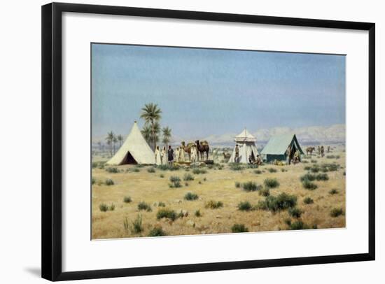 Whitaker in the Tunisian Sahara-Francesco Lojacono-Framed Giclee Print