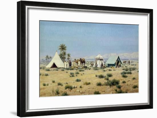 Whitaker in the Tunisian Sahara-Francesco Lojacono-Framed Giclee Print