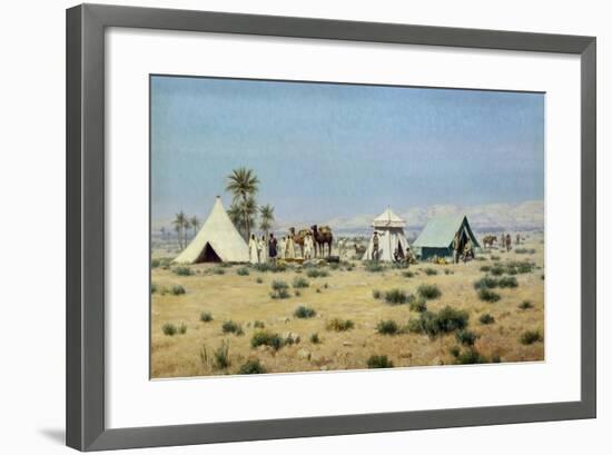 Whitaker in the Tunisian Sahara-Francesco Lojacono-Framed Giclee Print