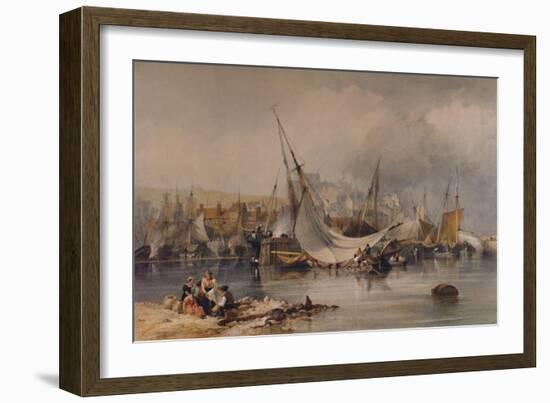 'Whitby', 1841, (1935)-Edward Duncan-Framed Giclee Print