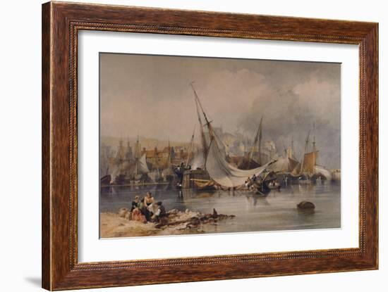 'Whitby', 1841, (1935)-Edward Duncan-Framed Giclee Print