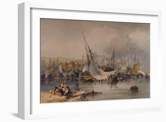 'Whitby', 1841, (1935)-Edward Duncan-Framed Giclee Print