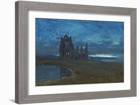 Whitby Abbey, 1900-Albert Goodwin-Framed Giclee Print