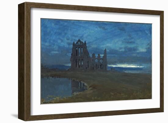 Whitby Abbey, 1900-Albert Goodwin-Framed Giclee Print