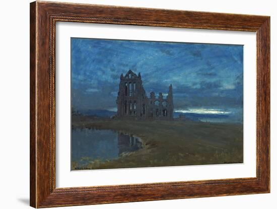 Whitby Abbey, 1900-Albert Goodwin-Framed Giclee Print