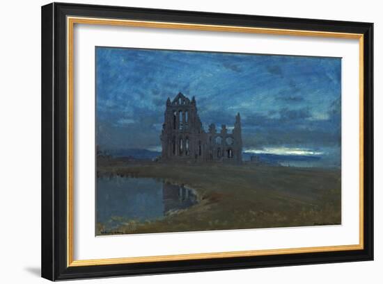 Whitby Abbey, 1900-Albert Goodwin-Framed Giclee Print