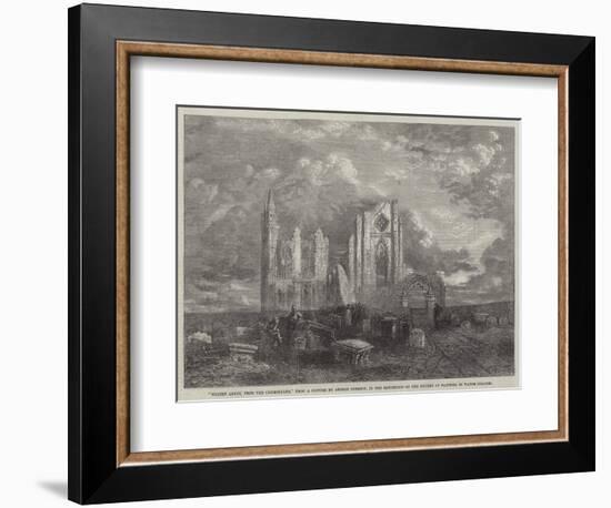 Whitby Abbey, from the Churchyard, in the Exhibition of the Society of Painters in Water Colours-George Haydock Dodgson-Framed Giclee Print