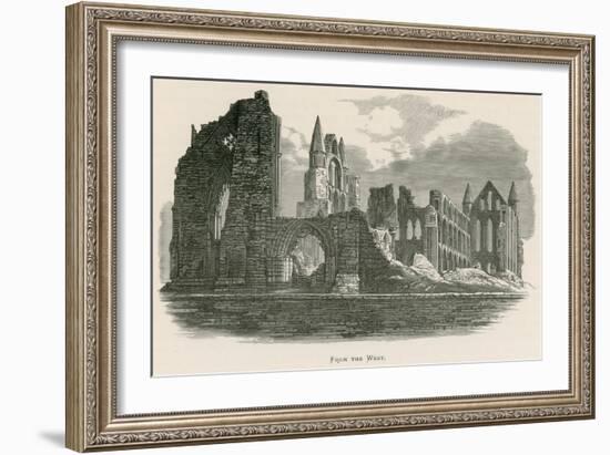 Whitby Abbey, from the West-Alexander Francis Lydon-Framed Giclee Print