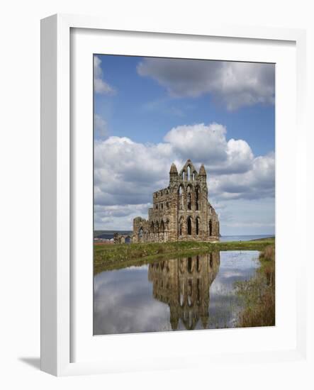 Whitby Abbey Ruins (Built Circa 1220), Whitby, North Yorkshire, England-David Wall-Framed Photographic Print