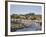 Whitby and the River Esk from the New Bridge, Whitby, North Yorkshire, Yorkshire, England, UK-Mark Sunderland-Framed Photographic Print