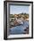 Whitby and the River Esk from the New Bridge, Whitby, North Yorkshire, Yorkshire, England, UK-Mark Sunderland-Framed Photographic Print