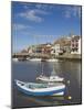 Whitby Church and Fishing Boats in the Harbour, Whitby, North Yorkshire, Yorkshire, England, UK-Neale Clarke-Mounted Photographic Print