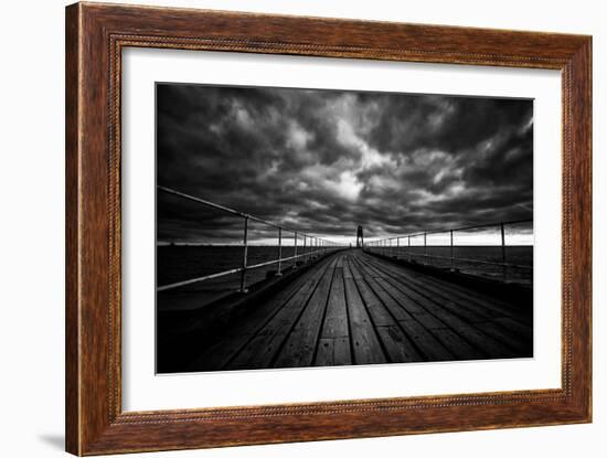 Whitby Pier-Rory Garforth-Framed Photographic Print
