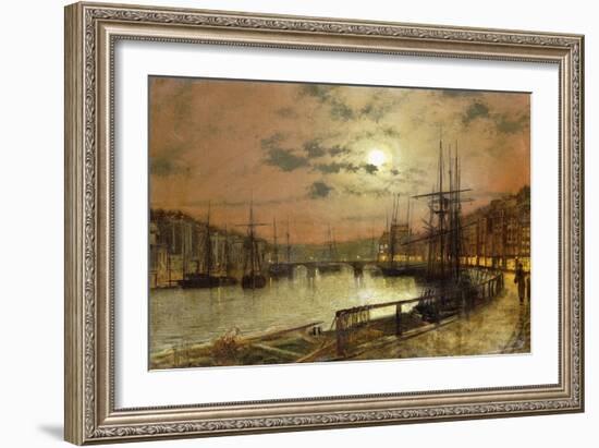 Whitby-John Atkinson Grimshaw-Framed Giclee Print